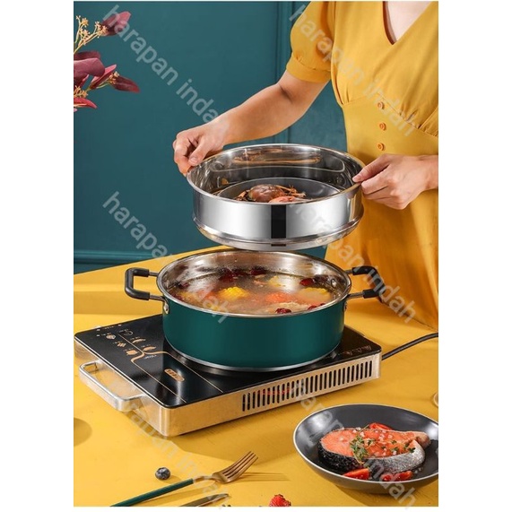 PANCI STEAMER PENGUKUS DENGAN PARUTAN COOKING HOT POT