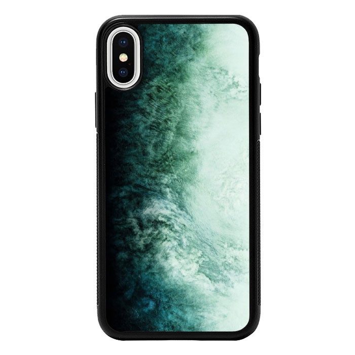 Casing Case Casing Softcase Cover Iphone X, Xr, Xs, Xs Max, 11, 11 Pro, 11 Pro Max Abstract Green B0