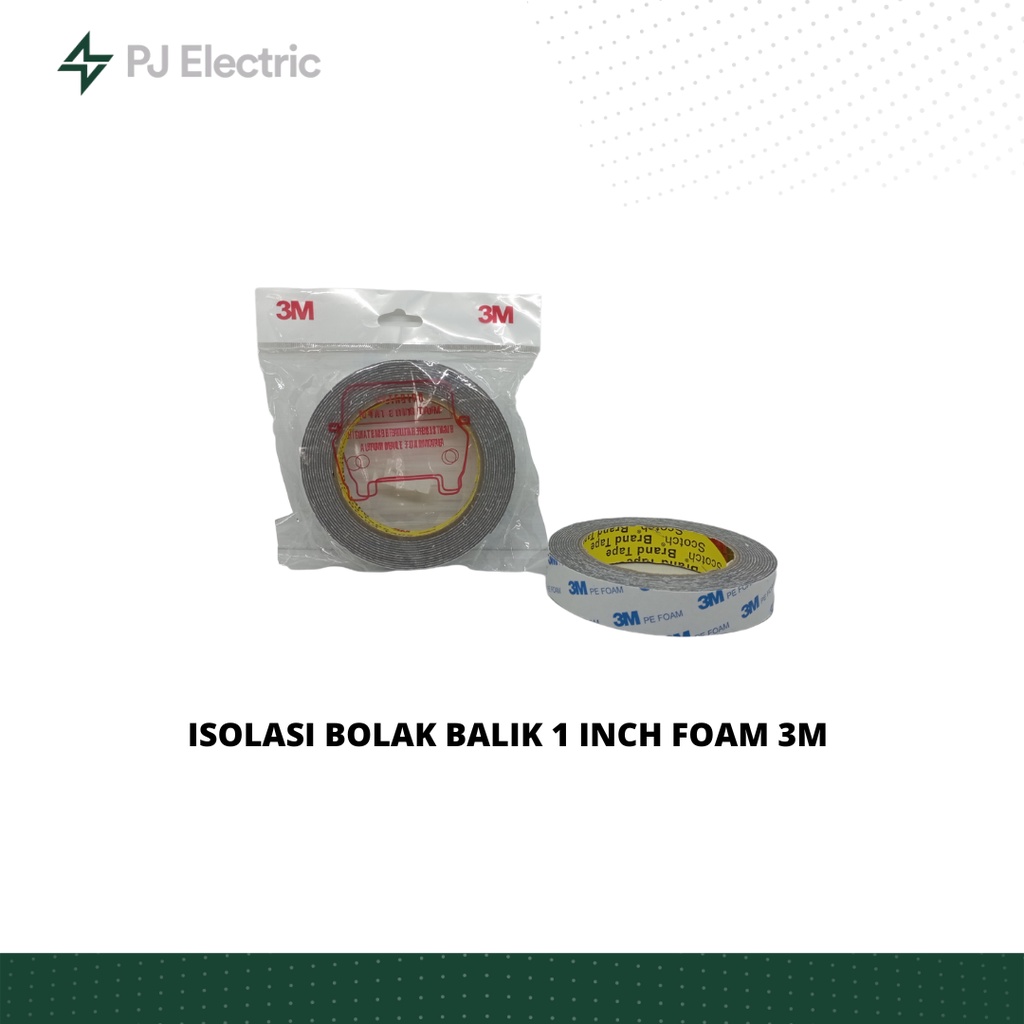 

ISOLASI BOLAK BALIK 1 INCH FOAM 3M