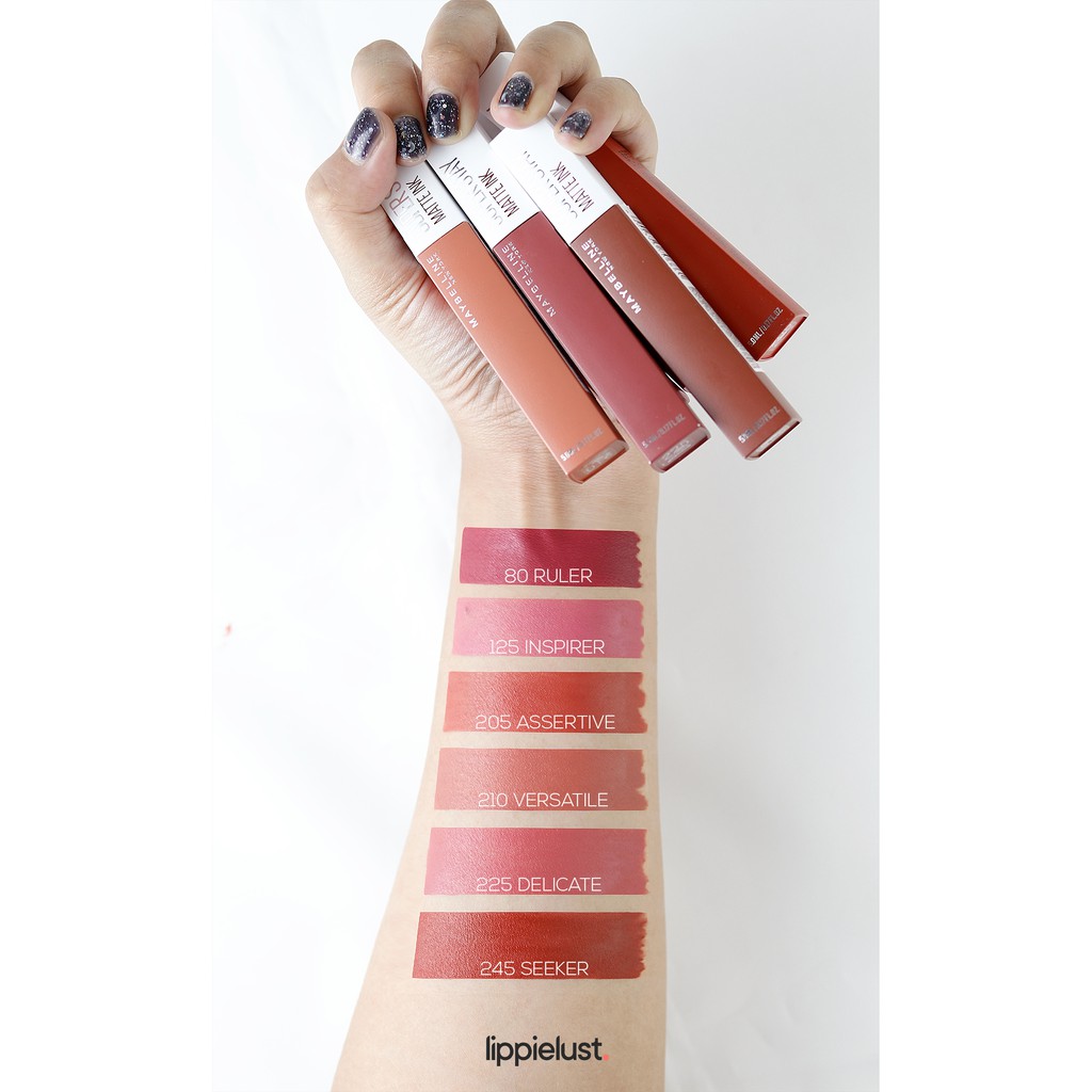 Skinhouseid Maybelline Superstay Lip Cream Matte Ink Pewarna Bibir Transferproof Dan Waterproof Tahan Seharian