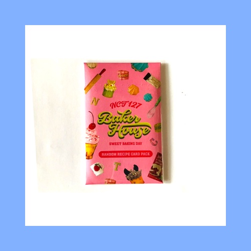 NCT 127 BAKER HOUSE RANDOM RECIPE CARD PACK MERCH MD - NCT 127 MERCH OFFICIAL - NCT NCT 127 MERCH OF
