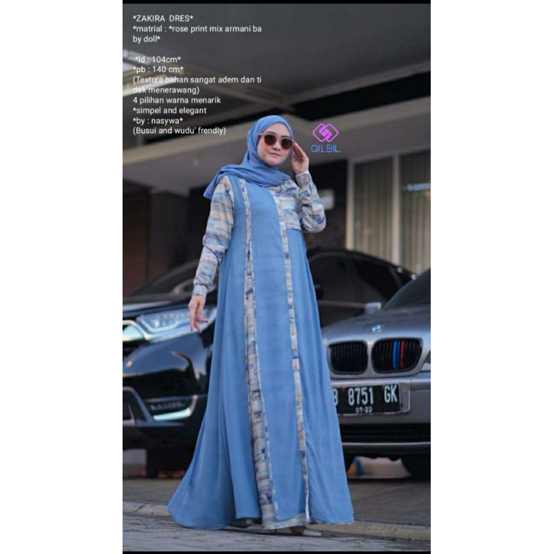 ZAKIRA DRESS BY RM