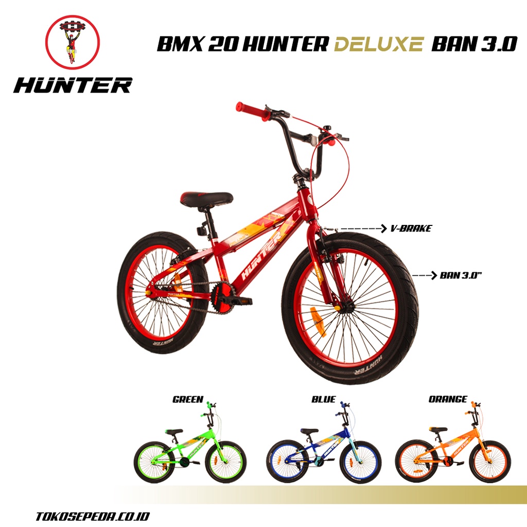 SEPEDA BMX 20 INCH HUNTER DELUXE BAN 3.0