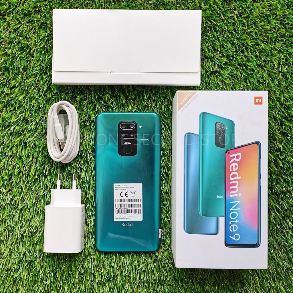 HP SEKEN XIAOMI REDMI NOTE 9 4/64 FULLSET HANDPHONE SECOND HP SEKEN HP BEKAS MURAH-1