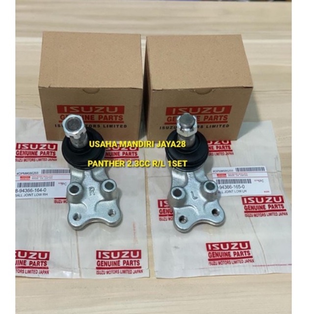 BALL JOINT LOWER BALL JOINT BAWAH ISUZU PANTHER 2.3CC SET KIRI KANAN 2PC