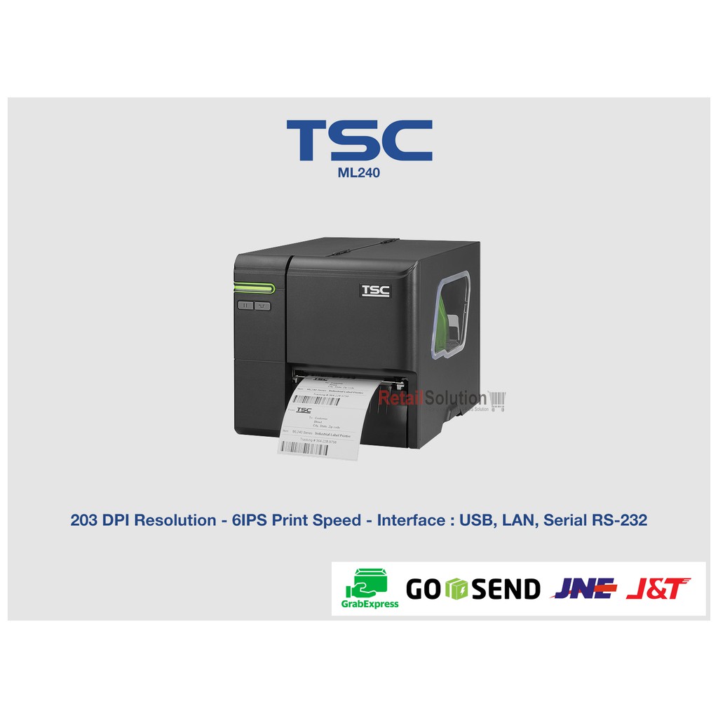 Printer Barcode Label Industri TSC ML240P / ML240 / ML-240P / ML 240