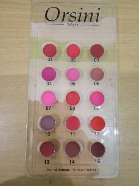 [ESTI KOSMETIK] [PROMO] ORSINI LIPSTIK COLORFIX MATTE