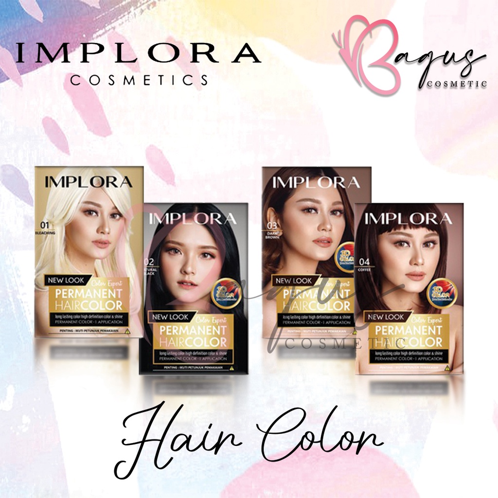 ⭐ BAGUS ⭐ IMPLORA PASTEL HAIR COLOR | Semir Rambut | Pewarna Rambut