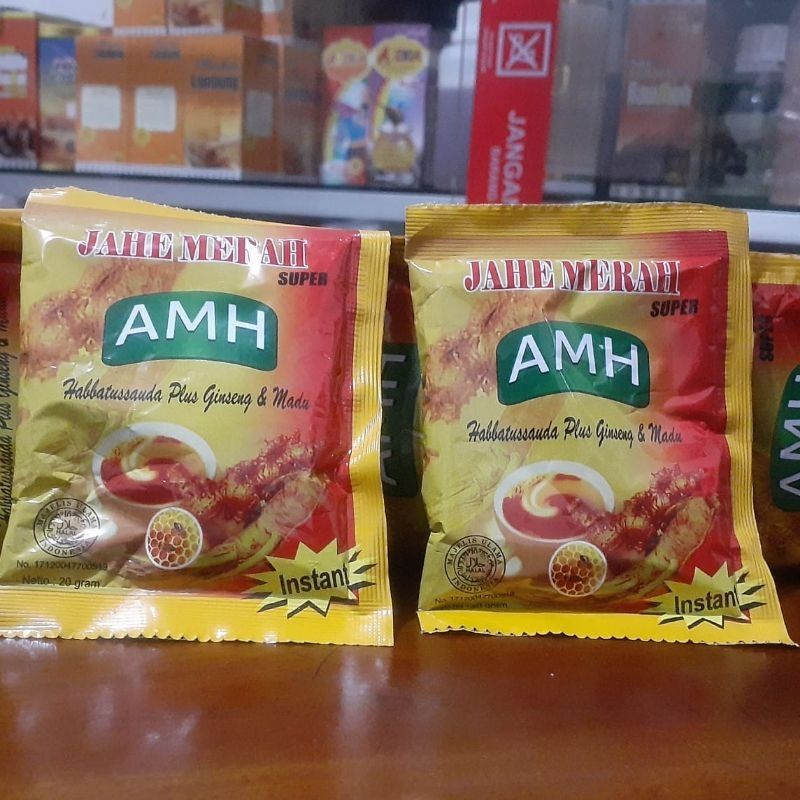 

[ AMH 1 Renteng 12 Sachet ] AHM Jaher merah | Ahlinya Miinuman Herbal