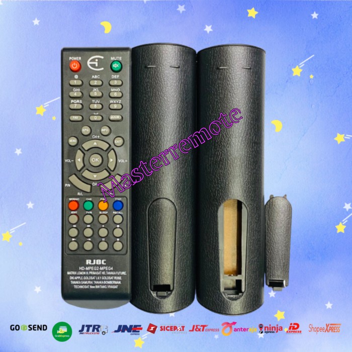 Remot Remote Parabola/ Receiver Tanaka Mpeg4/Burger Mpeg4/Matrik #98