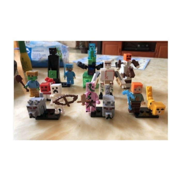 Lego My world series 1 set lengkap  Figure Lego Minecraft My World murah Berkualitas