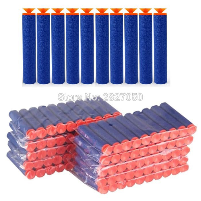 Peluru Pistol mainan soft suck sucker bullet bisa buat nerf 10 pcs