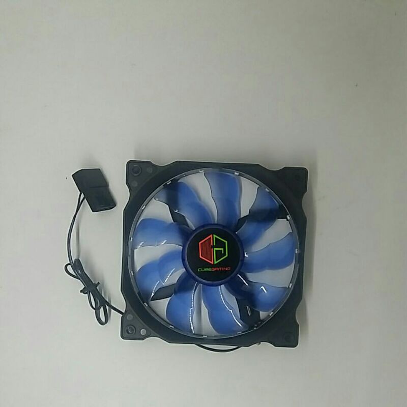 CUBE GAMING BLUE LED FAN - FAN CASING BIRU
