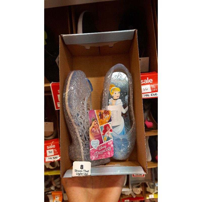 SALE SEPATU KACA CINDERELLA SEPATU ANAK