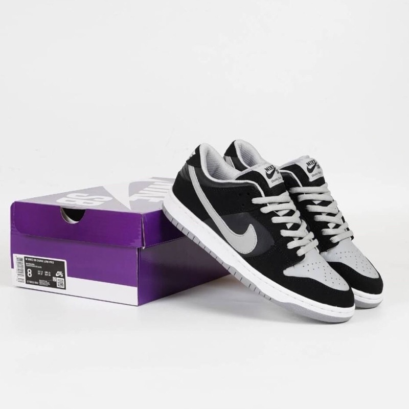 Sepatu Nike SB Dunk Low J-Pack Shadow Black Grey Import 1:1 ( BNIB )