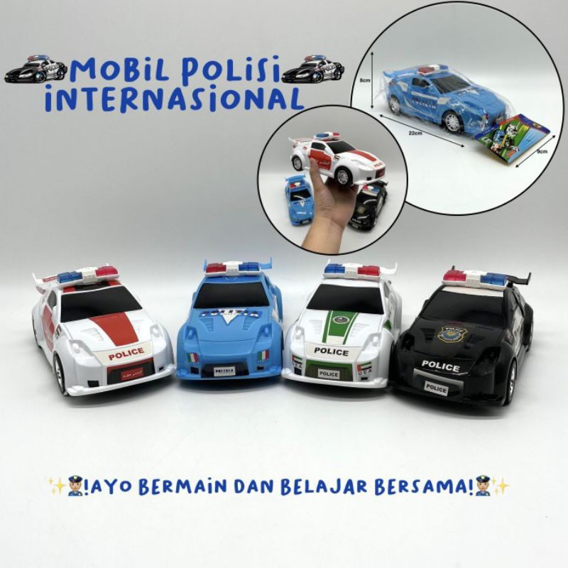 MAINAN MOBIL MOBILAN/MOBIL POLISI PLASTIK
