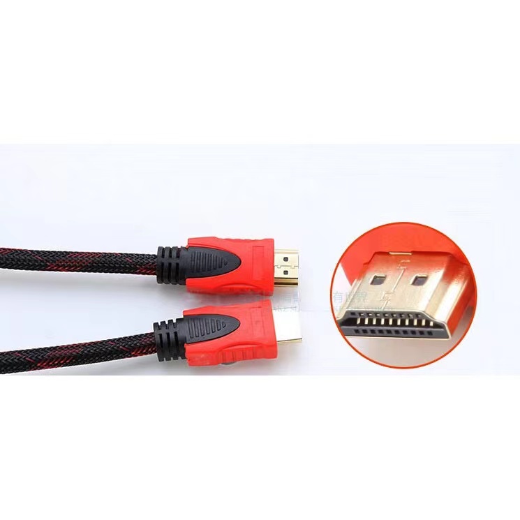 KABEL HDMI TO HDMI 3 METER SERAT JARING KABEL HDMI 3 METER FULL HD 4K