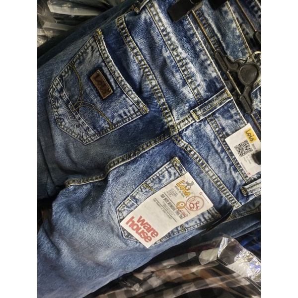 Celana jeans pria panjang Lois import Original