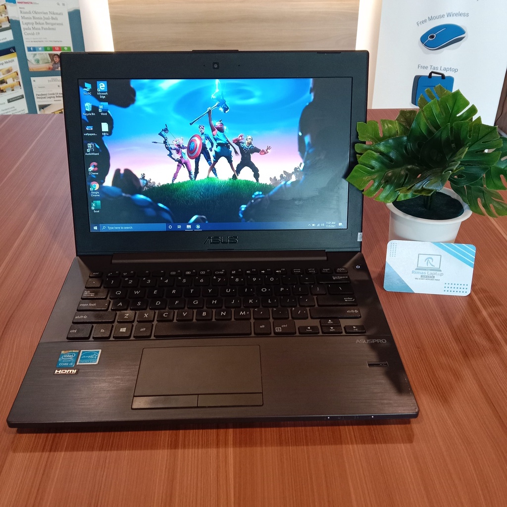 Asus Pro i5 8GB SSD 256GB Second Bekas