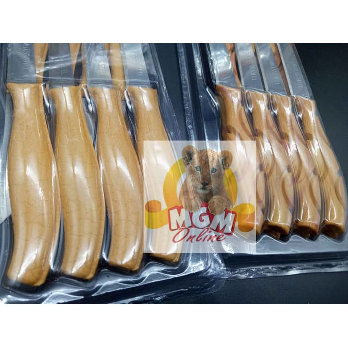 Pisau buah / pisau dapur / pisau mini / pisau stainless 12pc