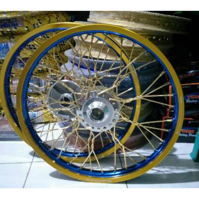 Velg jari jari paketan ring 17 uk 140/140 buat motor satria fu 150