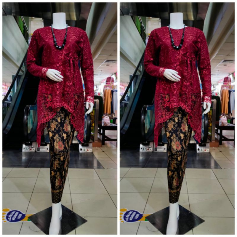 kebaya fashion marissa / kebaya modern kekinian / kebaya cantik untuk pesta dan wisuda / kebaya  top