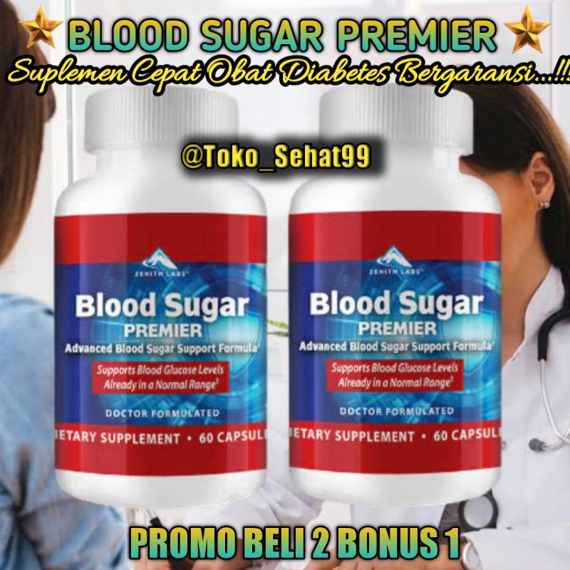 

[Promo 2 Botol] Obat Diabetes Blood Sugar Premier Zenithlab Original