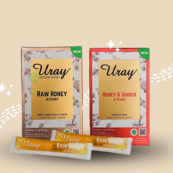 

Madu Uray in Sticks - 120g isi 10 sachet