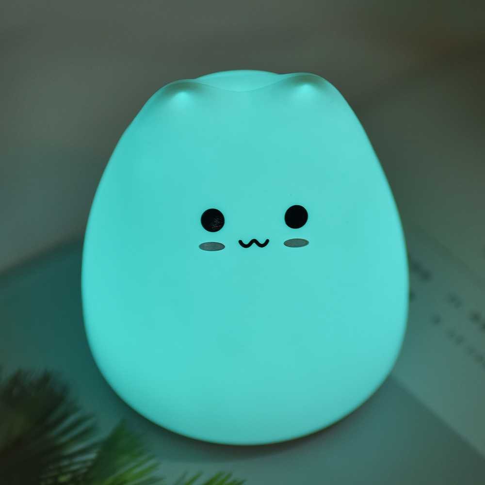 Lampu Tidur LED RGB Light Little Cat Model Cute Cat - LJC-124