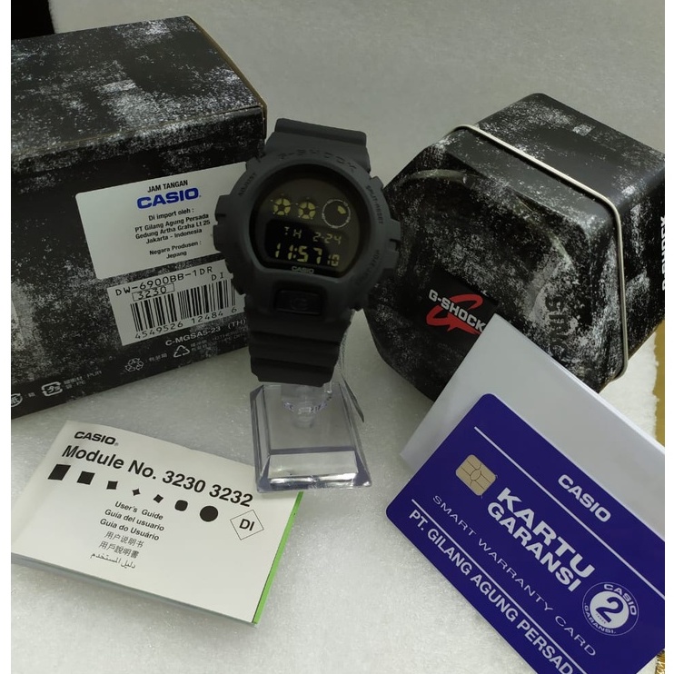 JAM TANGAN PRIA WANITA CASIO GSHOCK DW-6900BB-1DR ORIGINAL