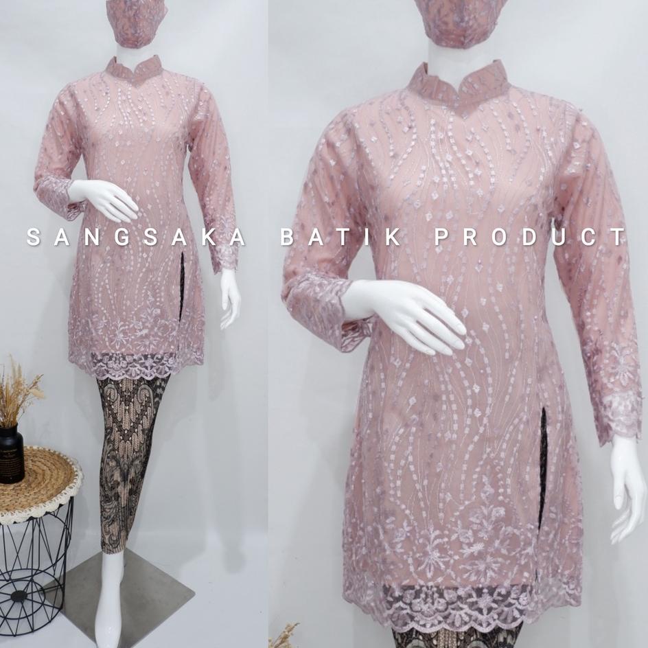 Kebaya Tunik / Tunik Brokat / Kebaya Modern / Kebaya tile / Kebaya Favorite / Batik Couple –KKR.12My