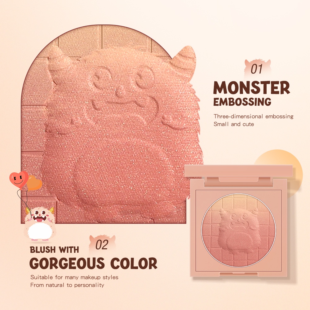 BANXEER Powder mist sweetheart monster blush