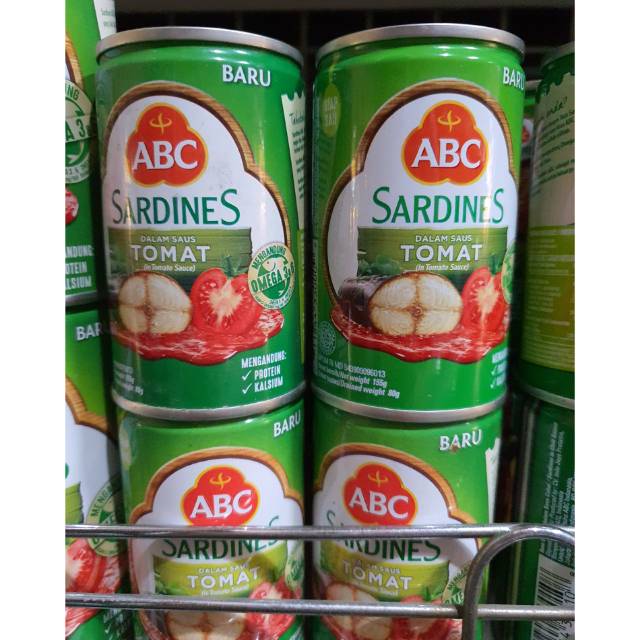 

ABC SARDINES Dalam Saus Tomat 155gr