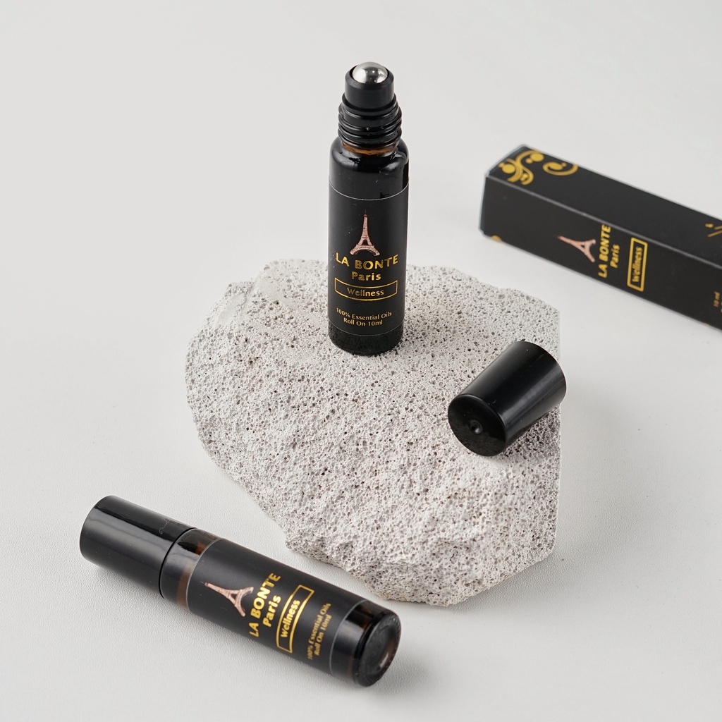 La Bonte Roll On Minyak Angin Untuk Kesehatan Essential Oil Murni 10ml - Anti Virus Pusing &amp; Mual