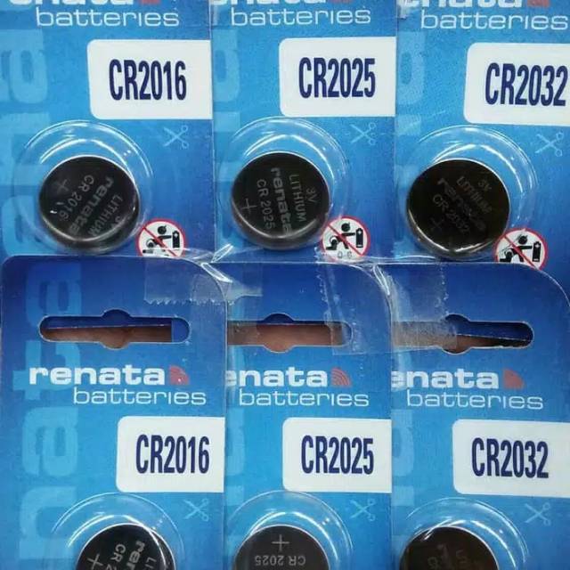 Baterai jam tangan batu remot batu timbangan baterai renata 2016 2025 2032 original LITHIUM 3 V