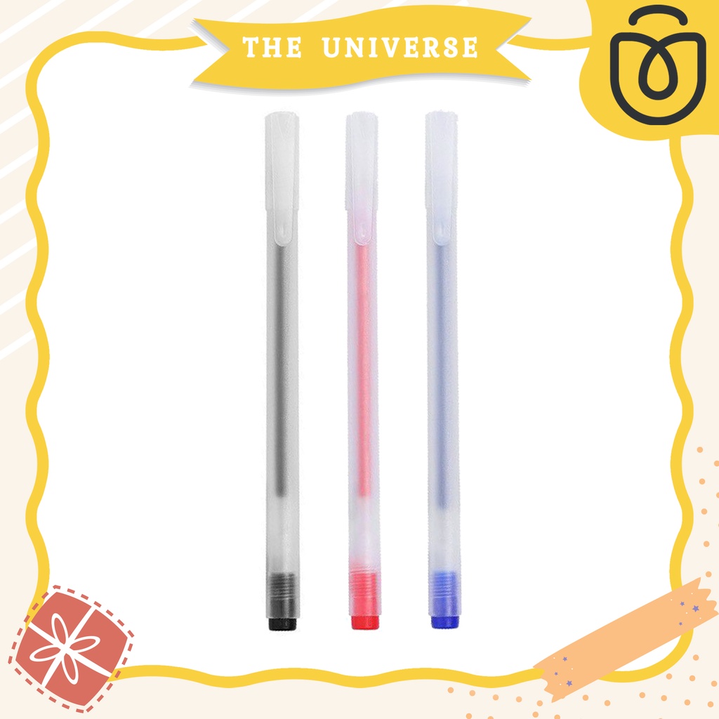 [THE UNIVERSE] Pulpen Gel Dove Case Polos 0.5mm Pena Cair Murah Gel Pen - ST021