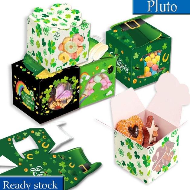 

NEW 36 PCS ST. PARKER DAY GIFT BOX SHAMROCK BEER HONEY JAR PATTERN WIN DSFD2215645