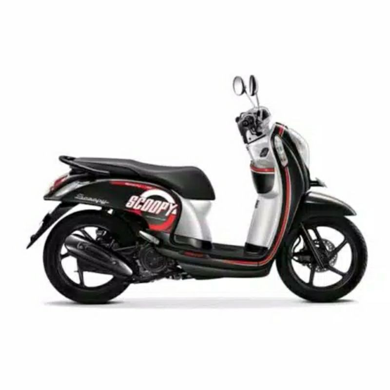 spakbor depan scoopy fi K16 hitam kilap 2013-2016