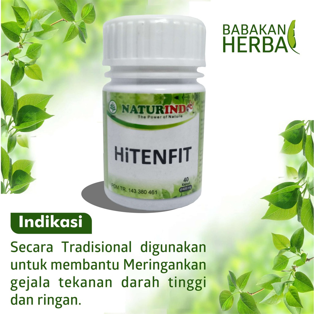

Naturindo HiTENFIT Babakan Herbal Obat Herbal Darah Tinggi Darah Rendah