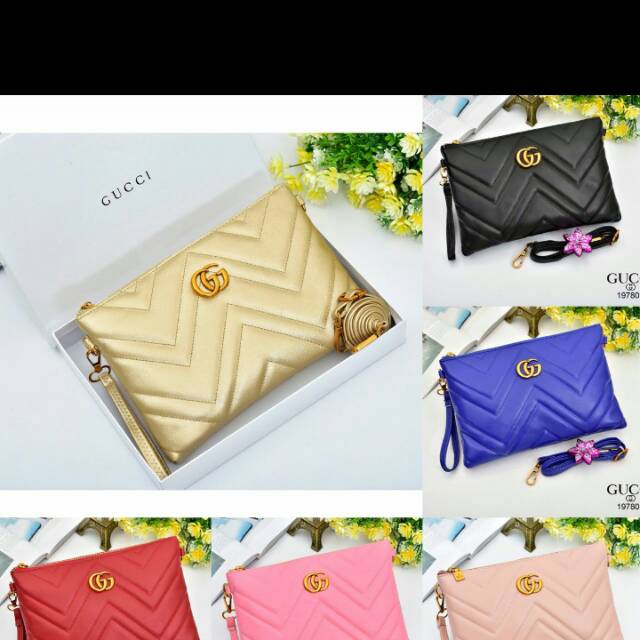 Clutch Gucci 197803# (Free Premium Box)
Material Leather
Kualitas   : Semi Premium 1:1