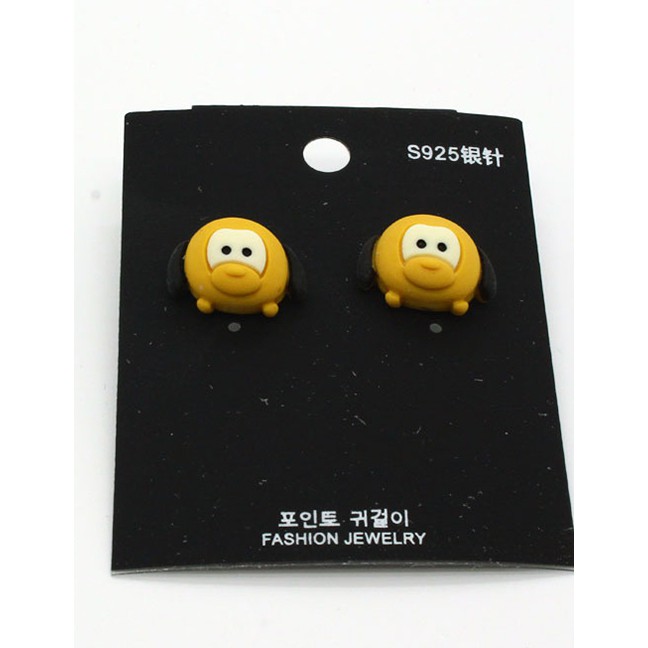 LRC Anting Tusuk Fashion Asymmetrical Stud Earrings