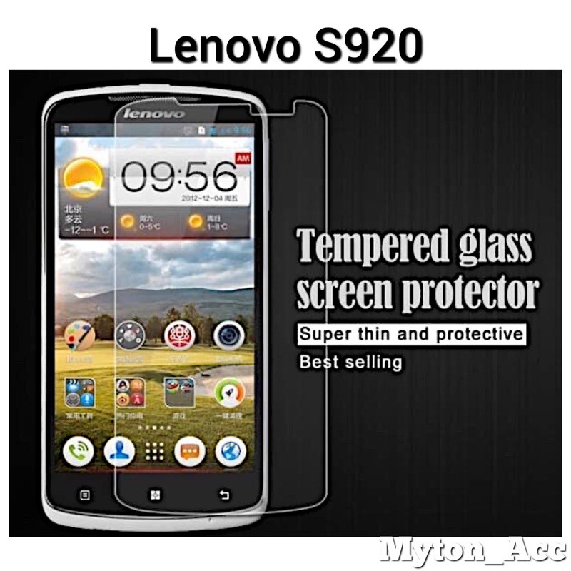 Clear Tempered Glass Lenovo S920 Anti Gores Kaca Screen Guard Layar Protector Antigores 9h Bening Shopee Indonesia