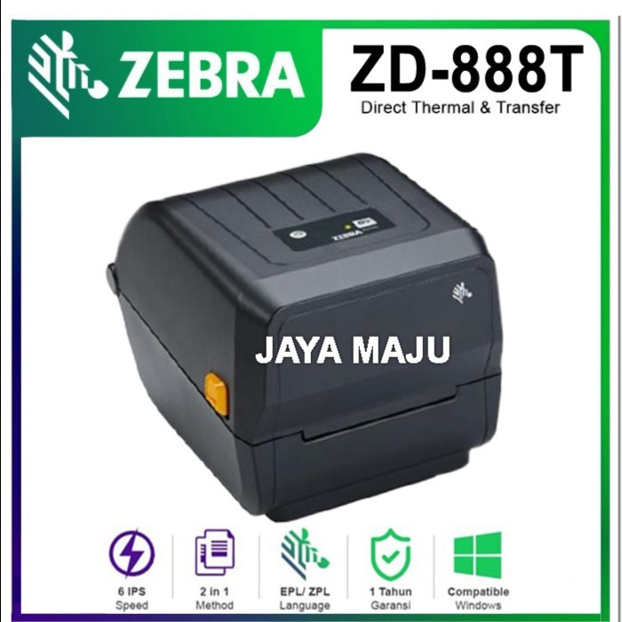 Printer Stiker Label Barcode Zebra ZD888 Pengganti GC420t - ZD888T ZD-888 ZD 888 GK888 GK 888 GK-888