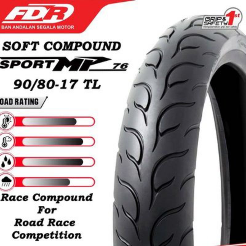 BAN FDR SPORT MP76 UK 90/80-RING 17 SOFTCOMPON