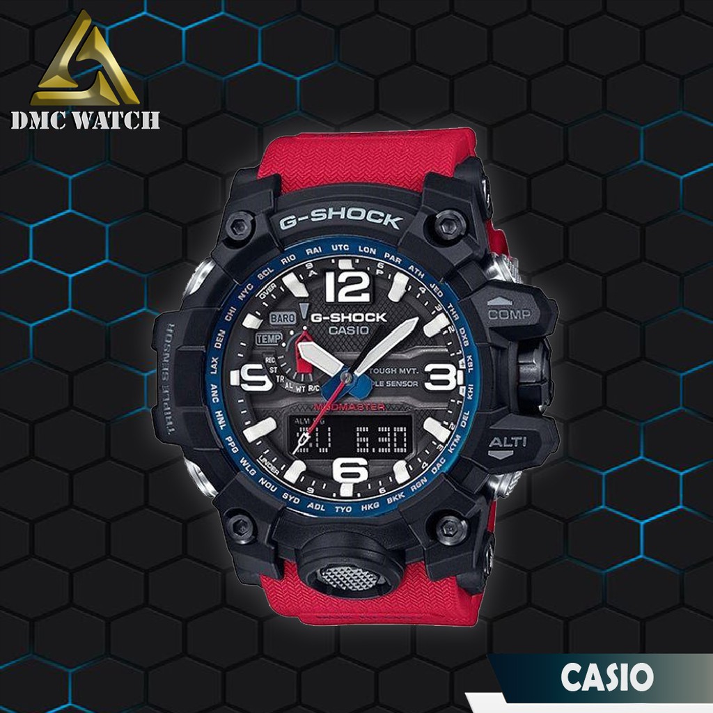 Jam Tangan Pria Casio G-Shock GWG-1000-RD Mudmaster Red Ori BM