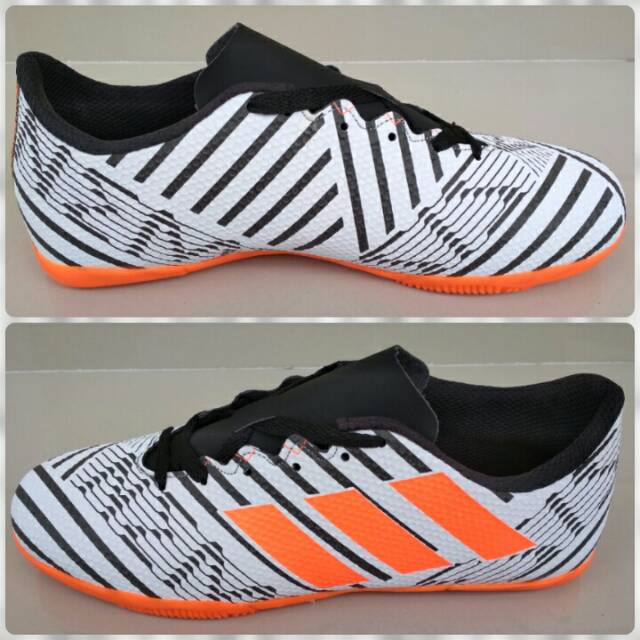 (PAKET KOMPLIT) Sepatu Futsal Adidas Messi Nemesis