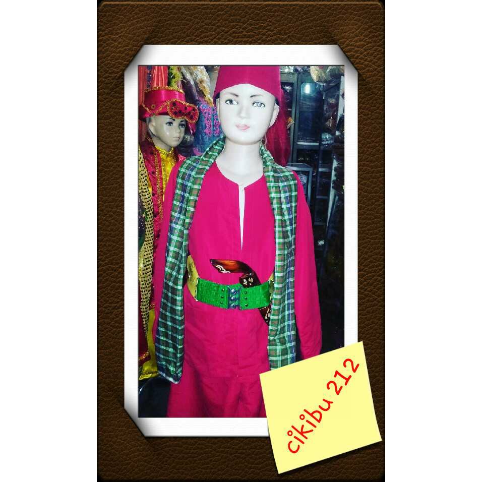 baju adat Betawi /pitung / betawi anak TK SD