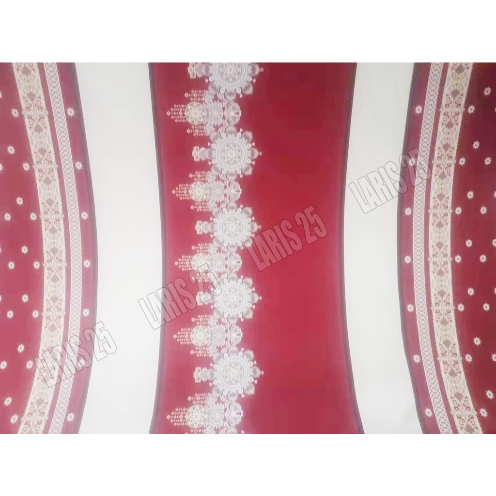 TERMURAH BAHAN KAIN MOTIF BATIK STAR MERAH TERLARIS KATUN MIKROTEX UTK SPREI GORDEN BEDCOVER BAJU PER 0,5M DAN 1M