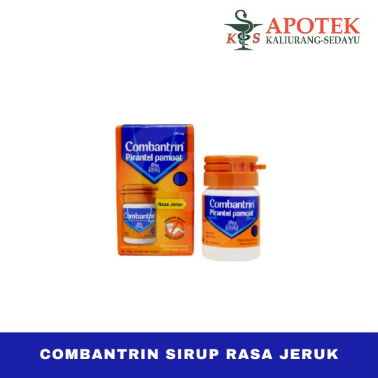 Jual Combantrin Sirup Rasa Jeruk 10ml OBAT CACING ANAK | Shopee Indonesia