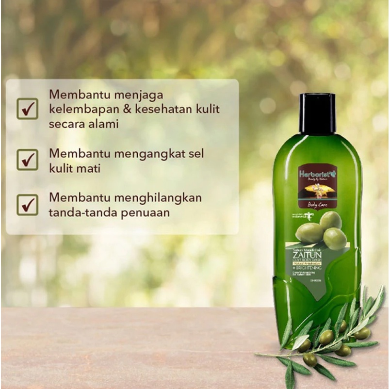 HERBORIST Zaitun Series (Body Wash / Shampoo / Minyak / Body Lotion / Lulur)